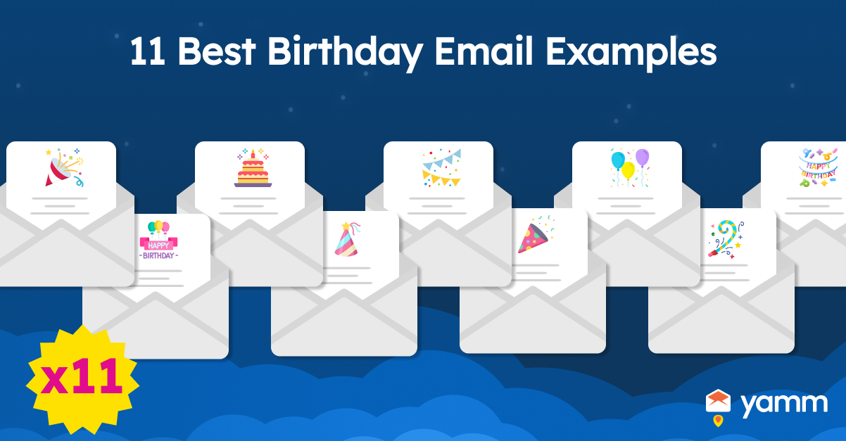 11 Best Birthday Email Examples