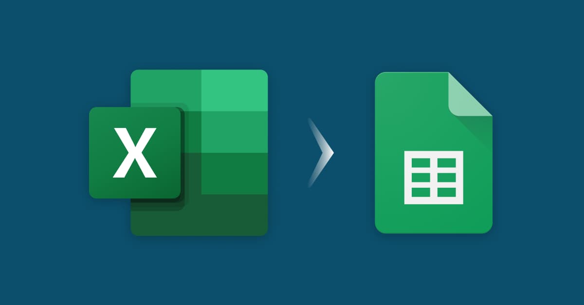 Excel workbook converted into a Google Sheets spreadsheet.