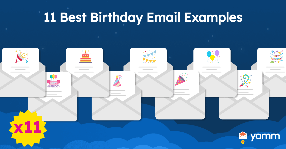 11 Best Birthday Email Examples | YAMM