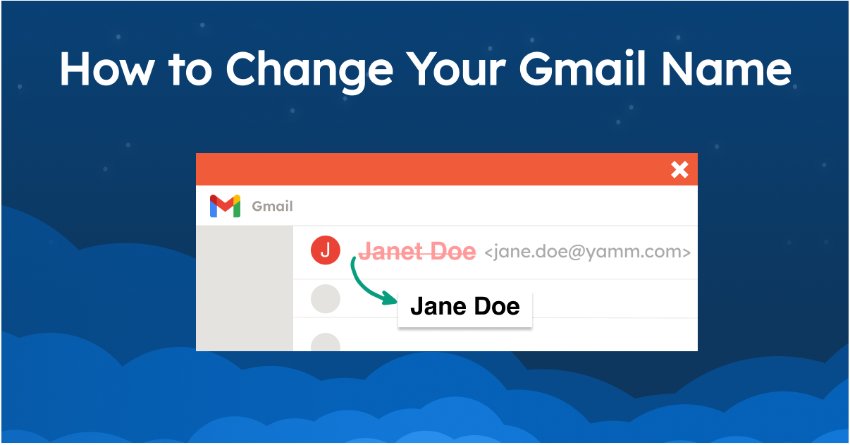 How to Change Your Gmail Name