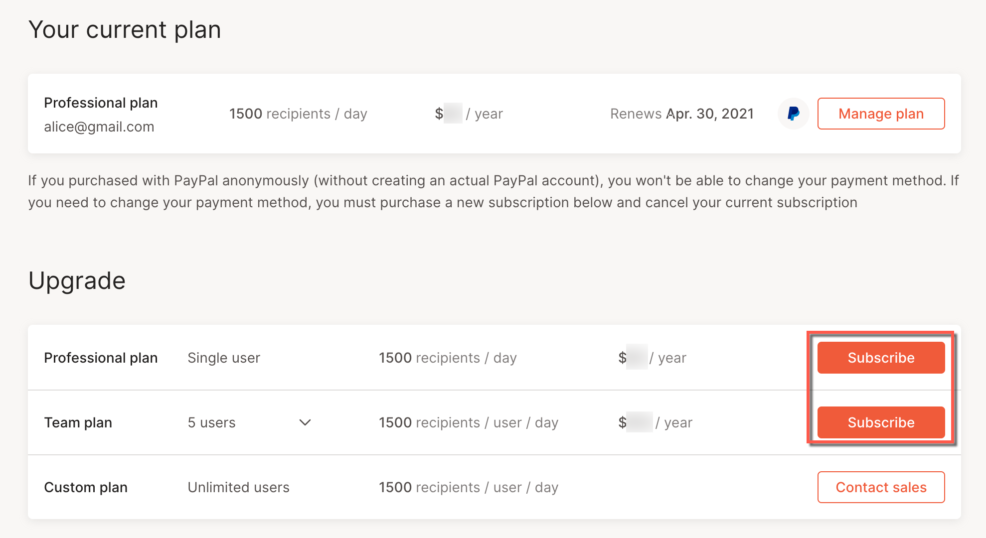 01-upgrade-paypal-plan-via-stripe-click-subscribe