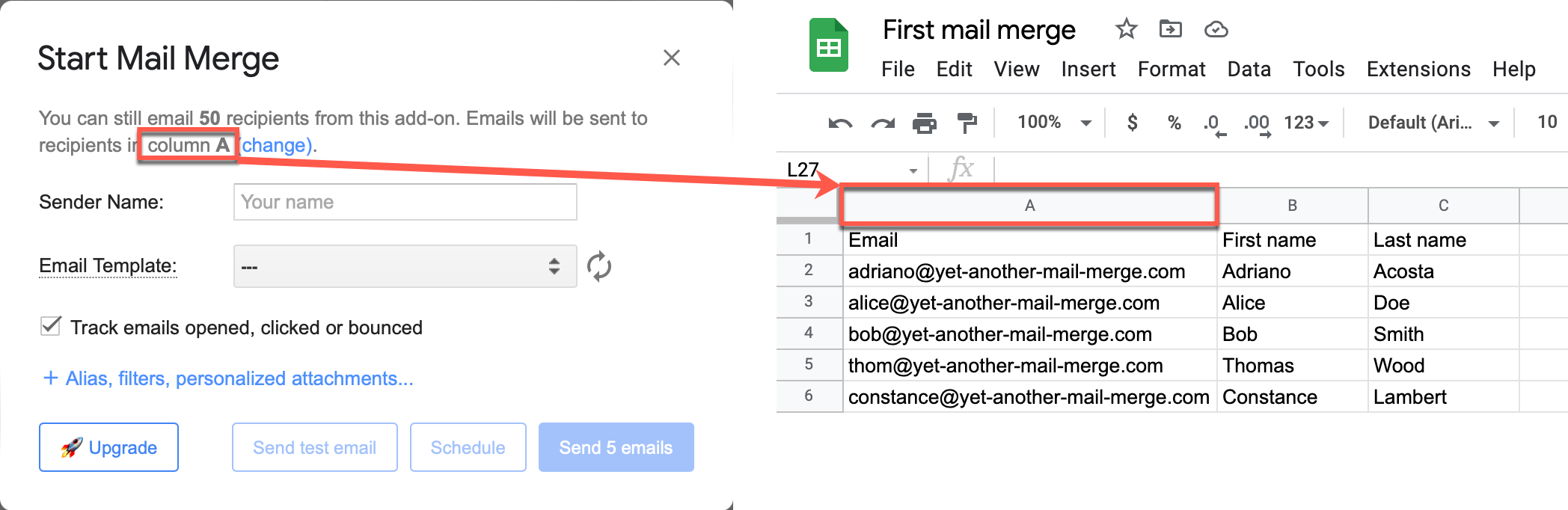 02-yamm-start-mail-merge-note-email-address-column