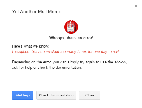 Service invoked too many times