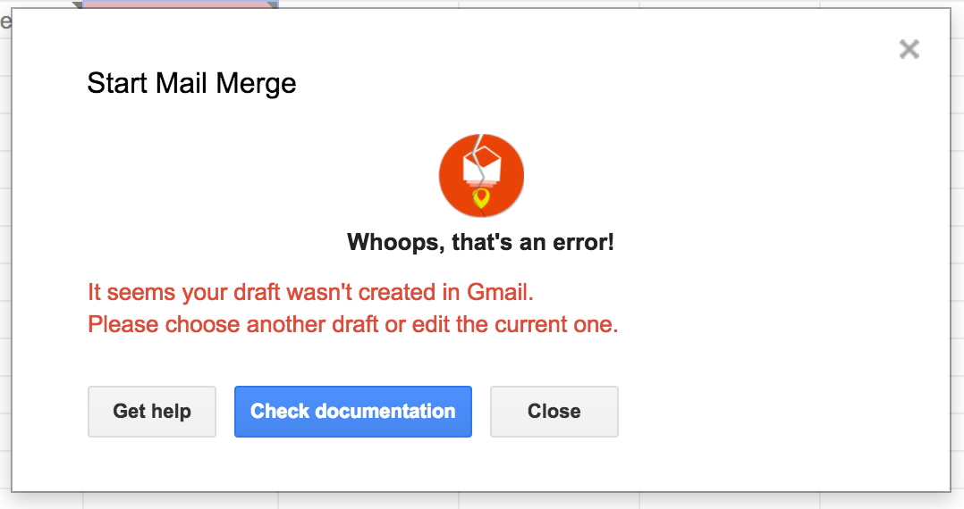 Draft not created in Gmail