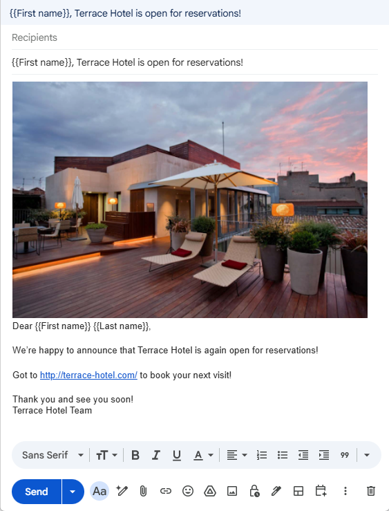 Close the Gmail preview window