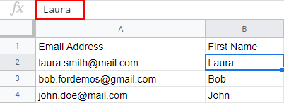 Column with the formulas replaced by plain values